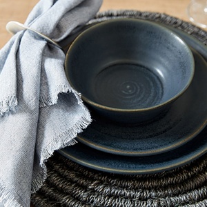 Wholesale 45*45cm 100% Linen Napkins Embroidery Tassel Customizable Colors Handmade Hemstitch Technique Hotel Wedding Table - Product Image 3