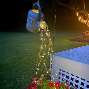 Alambre de cobre de Navidad para interiores/exteriores, <span class=keywords><strong>LED</strong></span> con energía Solar IP44, guirnalda impermeable, vid como <span class=keywords><strong>cascada</strong></span>, cadena de <span class=keywords><strong>luces</strong></span> de hadas para festivo - Product Image 5