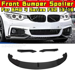 สปอยเลอร์กันชนหน้ารถยนต์ ชิ้นส่วนตกแต่งสำหรับ BMW ซีรีส์ 4 F32 ปี 2013-2019 ฝาครอบป้องกันกันชน สไตล์ MP - Product Image 2