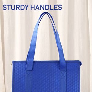 Sac isotherme réutilisable, portable, personnalisé, non tissé, pour le déjeuner, les pique-niques, la plage, le camping, pour les étudiants et le travail - Product Image 5