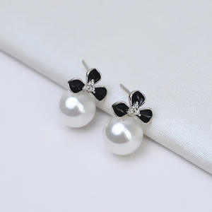 Ensemble d'accessoires en argent S925 avec une seule perle 5521, boucle d'oreille 9-10, chaîne à manchette 10-11, porte-perle, composants et accessoires de bijouterie - Product Image 2