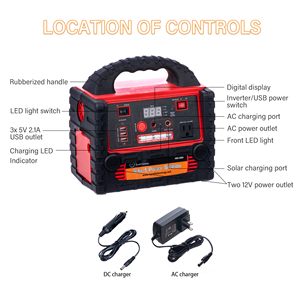 Portable <b>Solar</b> <b>Generator</b> <b>Power</b> Station Multi-Function Battery USB DC AC Outlets Home Outdoor Travel Emergency Energy MPPT - Product Image 6