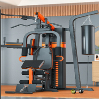 Station d'entraînement multifonctionnelle en acier pour la musculation à domicile, équipement de fitness intérieur
