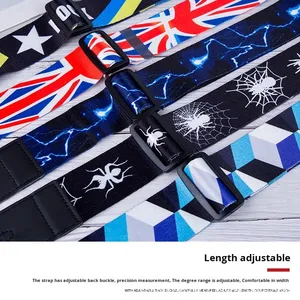 Stock Popular Promotional Product Electric Guitar Strap Thickened Universal Shoulder Strap for Ukulele Lanyard - Product Image 3