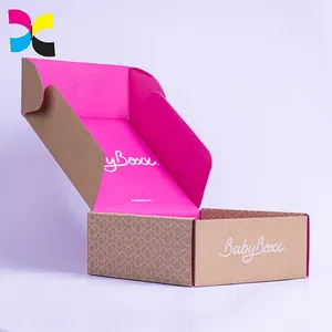 Impresión personalizada de cajas y embalajes, cajas de papel de correo corrugado para embalajes
