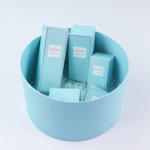 Custom Logo Round Tube Cosmetic Storage Box Makeup Customize Cosmetic Paper Box Packaging - Product Image 5