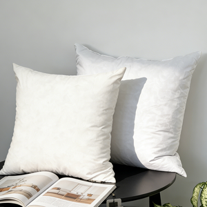 Heimtextilien Entenfederkissenkern 20*20 Zoll Atmungsaktives Sofa- und Bettkissen Federfüllung Baumwollhülle Dekokissenkern - Product Image 1