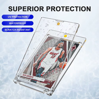 Étui de protection magnétique à une touche avec protection UV pour cartes à collectionner Pokémon et cartes sportives, capacité 35 cartes