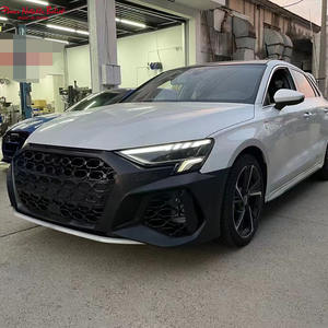 Kit carrosserie <span class=keywords><strong>RS3</strong></span> Bodikits pour Audi A3 S3 Pare-chocs avant avec calandre en maille de radiateur et lèvre avant en matériau PP 2020 2021 <span class=keywords><strong>2022</strong></span> - Product Image 4