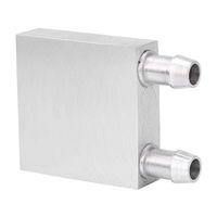 Kit de refroidissement liquide pour eau, comprenant radiateur, pompe, réservoir, bloc de tubes et plaque de refroidissement en aluminium 400