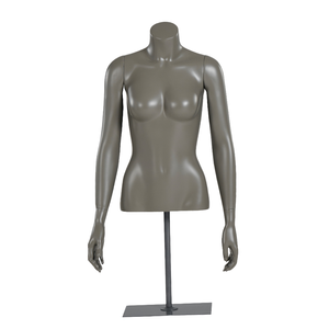 Mannequin de vitrine personnalisé en fibre de verre pour la partie supérieure du <span class=keywords><strong>corps</strong></span> féminin, demi-<span class=keywords><strong>corps</strong></span>, à prix réduit - Product Image 2