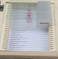 Support Customization Biology Prepared Microscope Slides of 15 Pcs Sets Medical Science English Version Label on Slides S CE/ISO
