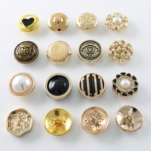 Bottoni Personalizzati con Logo Inciso in Ottone, Lega di Zinco, <span class=keywords><strong>Acciaio</strong></span> Inossidabile 12mm-17mm, Bottoni a Pressione in Metallo Ecologico Lavabile Dorato - Product Image 3