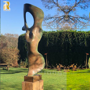 Design contemporain personnalisé jardin extérieur grande statue d'art en métal <span class=keywords><strong>sculpture</strong></span> <span class=keywords><strong>abstraite</strong></span> en bronze - Product Image 5