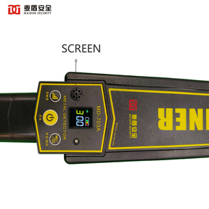 LCD 디스플레이 금속 탐지기 보안 시스템 휴대용 금속 탐지기 감도 공항 바디 스캐너 보안 지팡이 - Product Image 2
