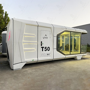 Série Starship, capsule spatiale, B & B Park, salon de thé au lait, restaurant de glaces, snack mobile, restauration rapide, maison en métal - Product Image 4