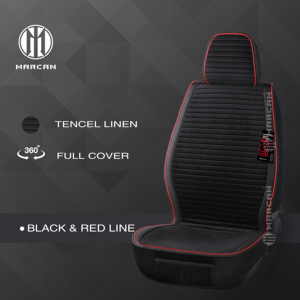Marcan Marcan MONACOO Stylish Horizontal Line Design Car <b>Interior</b> <b>Accessories</b> 360 Degree Full Covered Fabric Car Seat Covers - Product Image 3