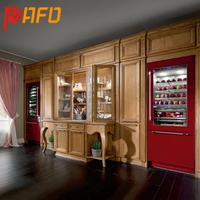 Îlot de cuisine en bois massif de style moderne personnalisé de luxe Refor avec base automatique