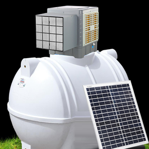 Water <b>Cooler</b> Solar Window Evaporative Water Cooling Chiller Water Cooling Fan Solar Fan - Product Image 3