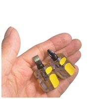 Jeu de tournevis miniatures à tête plate et cruciforme magnétique avec manche en PP pour réparation dans les espaces étroits