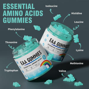 Suppléments sportifs pré-entraînement 8000 Mg d'acides aminés essentiels EAA Gummies chaîne <span class=keywords><strong>Aminos</strong></span> pour la récupération athlétique nerf énergétique - Product Image 5