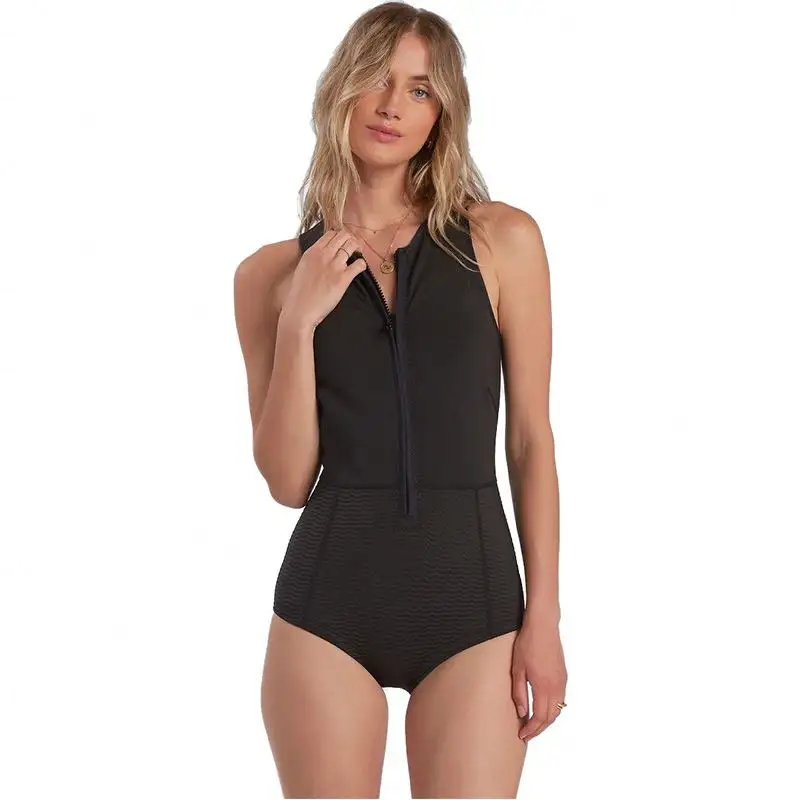 Traje De Neopreno 0.5Mm Tejido 1Mm Mujer Mono Burkini Eco Bali Atasan Bikini untuk Surfear Trajes Atractivos Buceo Con Primavera