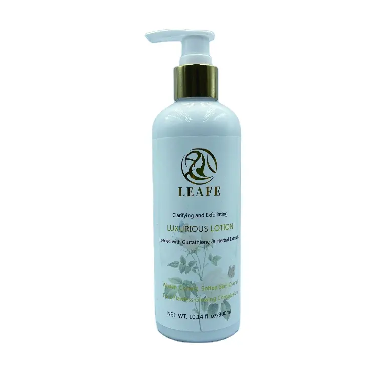 Private Label Skin Whitening Glowing Clarifying Natural Lightening Body Lotion