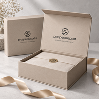 Boîte cadeau en papier carrée à double ouverture personnalisée, boîte d'emballage pour chocolats, dattes, pistaches et bonbons du Ramadan