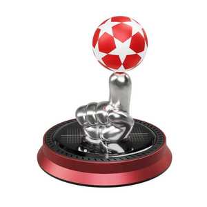 Voiture Aromathérapie Énergie Solaire Éliminer les Odeurs Football Football Rotation Rétro Gramophone Record Désodorisant Intérieur Décoration - Product Image 1
