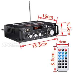 เครื่องขยายเสียงรถยนต์ 600w เครื่องขยายเสียงบลูทูธ เครื่องขยายเสียงซับวูฟเฟอร์ ระบบเสียงเครื่องขยายเสียงขนาดเล็กมืออาชีพ - Product Image 4