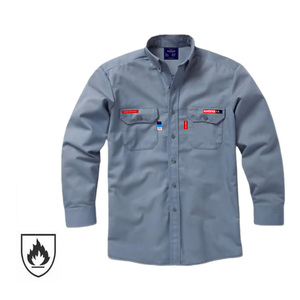CE Certificate Fireproof Long Sleeve Button Down FRC Welder Custom <strong>Welding</strong> FR Work Fire Retardant Flame Resistant <strong>Shirt</strong> for Men - Product Image 1