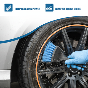 Auto-Detailing-Bürstenset: 4-Zoll-Nylon-Radbürste mit Wildschweinborsten für die individuelle Felgenpflege - Product Image 2