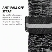 Chaussettes imperméables antidérapantes pour chien, protection des pattes pour l'hiver, pour chiens de taille moyenne et grande, confortables et offrant une bonne adhérence pour l'extérieur