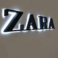 Acrylic Backlit Letter Signs, LED 3D Illuminated Signboard