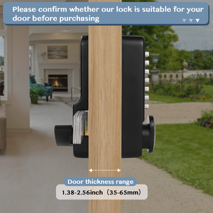Cerradura de Puerta Personalizada, Mecánica, sin Llave, para Entrada Principal, de Aleación de <span class=keywords><strong>Zinc</strong></span>, Digital, para Puerta de Vidrio Exterior, con Teclado de 14 Botones - Product Image 4