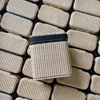 Nouvelle Trousse de Maquillage en Raphia Tressé avec Bordure en Cuir, Style Luxe Designer, Organisateur de Maquillage en Paille pour Femme, Idéale Voyage et Plage