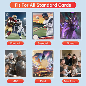 Pochettes de protection pour cartes à collectionner, taille standard 64*89mm (2.5\" x 3.5\"), ultra transparentes, personnalisables en gros - Product Image 4