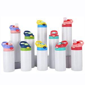 <b>Hot</b> Sale 12oz 20oz Stainless Steel Kids Water Botter Custom logo Sublimation Blank Sippy Tumbler for Children - Product Image 3