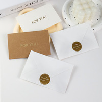Carte de vœux de Noël simple et minimaliste en papier kraft avec dorure à chaud, carte d'anniversaire, carte de remerciement pour les fêtes, cadeau CN