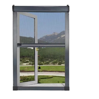 Puerta Corredera Retráctil Plegable de Aleación de Aluminio Moderna RANKING, Pantalla Invisible para Ventana Abatible