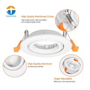 LED Trần Đèn Tại Chỗ Khung <span class=keywords><strong>GU10</strong></span> Đèn Chủ Phù Hợp Lõm Xuống Chiếu Sáng Lịch Thi Đấu MR16 <span class=keywords><strong>GU10</strong></span> Downlight Nhà Ở - Product Image 1