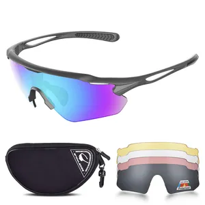 HUBO 502 스포츠 선글라스 사이클링 고글 편광 UV400 자전거 운전 안경 MTB 안경 태양 안경 남성 여성