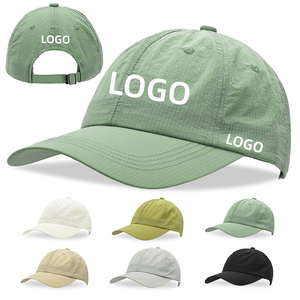 Cappellini da Baseball Unisex a 6 Pannelli in Nylon Impermeabile, Traspirante e ad Asciugatura Rapida, Colori Assortiti, per Golf e Corsa - Product Image 1