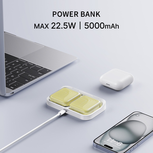 Batería Magnética Inalámbrica de Polímero de Litio de 22.5W, 5000mAh, Ultra Delgada y Portátil para <span class=keywords><strong>iPhone</strong></span> 12/<span class=keywords><strong>13</strong></span>/14/15/16, Modelo 2025 - Product Image 2