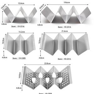 Soporte para Tortillas de Acero Inoxidable 430 de Grado Alimenticio, Fabricado en una Sola Pieza con Acabado Cepillado, para <span class=keywords><strong>Tacos</strong></span> <span class=keywords><strong>Mexicanos</strong></span>, Tortillas de Maíz, Rollos de <span class=keywords><strong>Pollo</strong></span> - Product Image 5