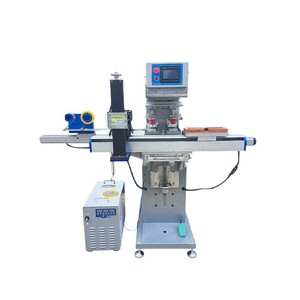 Haotian <b>Pad</b> <b>Printer</b> P-200S2-UV Two Color Shuttle Type Hybrid Drive 220V For Plastic Label Printing - Product Image 1