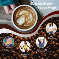 Supplément nutritionnel personnalisé OEM ODM Poudre de café de qualité supérieure pour perte de poids pour amincir