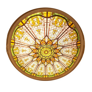 Lámpara de Techo de Vidrio Emplomado Personalizada, Estilo Catedral, Vintage Europeo, Duradera, para Decoración de Salón, Comedor, Hotel - Product Image 4