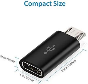 Nuevo adaptador <span class=keywords><strong>USB</strong></span> <span class=keywords><strong>C</strong></span> tipo <span class=keywords><strong>C</strong></span> hembra Micro <span class=keywords><strong>USB</strong></span> macho convertir conector Compatible para Galaxy S7/S7 Edge Nexus 5/6 DC - Product Image 5