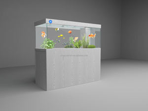 Réservoir de poissons de 200 gallons avec sortie de lumière LED Support en <span class=keywords><strong>aluminium</strong></span> robuste 50W Power Glass <span class=keywords><strong>Aquarium</strong></span> avec accessoires d'extérieur/de bureau - Product Image 3